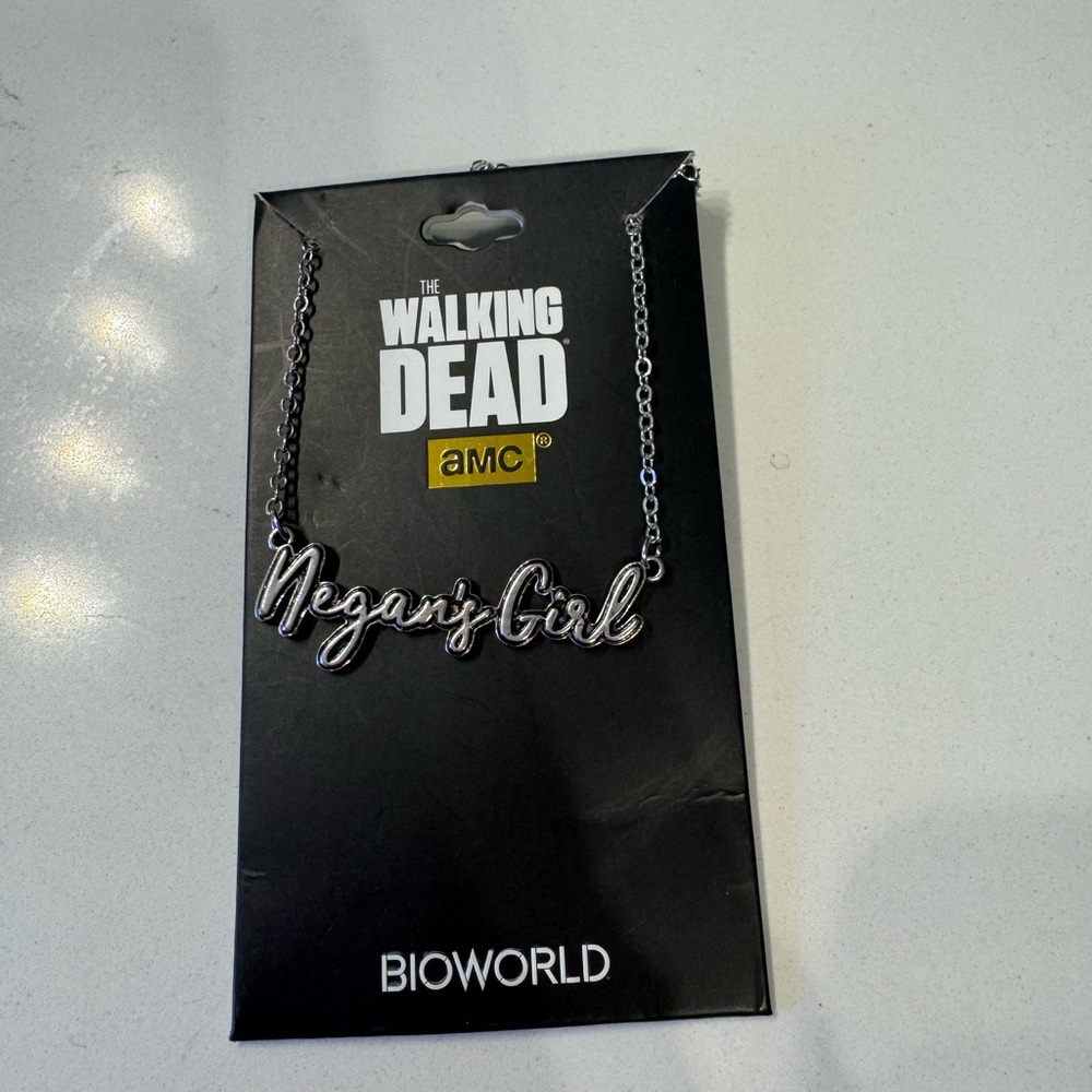 Bioworld Silver Walking Dead Necklace
